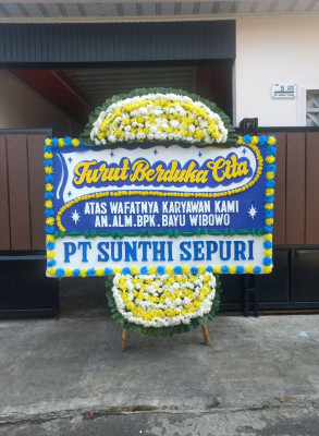 Papan Bunga Duka di Cimpaeun