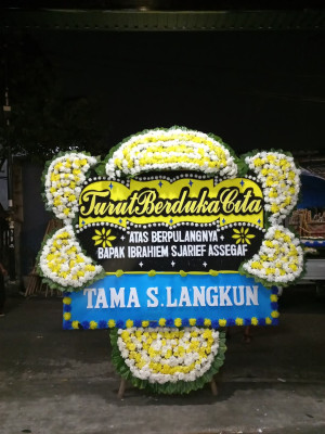 Papan Bunga Duka di Cimpaeun